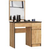 AKORD kosmetična toaletna miza s kosom P-2/SL 500x600 desni hrastov craft, (21713555) | Shoptok.si
