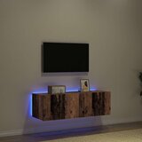 TV zidni ormar Zidne 2 pcs Staro drvo 100 x 35 x 31 cm | shoptok.hr