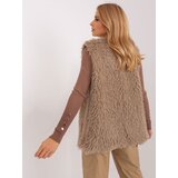 Och Bella Vest-TW-KZ-1402.10P-dark beige | shoptok.hr