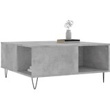  Stolić za kavu boja betona 80 x 80 x 36,5 cm konstruirano drvo | shoptok.hr