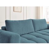 Bobochic Paris Modra raztegljiva/s prostorom za shranjevanje sedežna garnitura 251 cm Fuji – | Shoptok.si