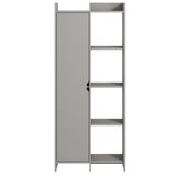 Hanah home Ponuda za policu za knjige 70x180x30 cm, siva | Eponuda.ba