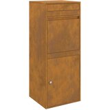  Sandučić za pakete s pohranom s vratima Rđa 41 x 38 x 103 cm | shoptok.hr