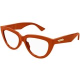 Bottega Veneta BV1259O 004 ONE SIZE (54) Oranžna/Kristalna Cene