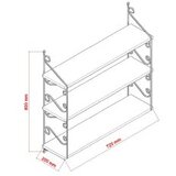 Hanah home zidna polica seramoni 3'lu oak | ePonuda.com