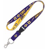 WinCraft LeBron James Los Angeles Lakers Detachable Buckle trak obesek | Shoptok.si