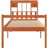  Krevet s regalom za knjige bez madraca 75 x 190 cm od borovine | shoptok.hr