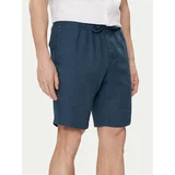 Tommy Hilfiger Kratke hlače iz tkanine Harlem MW0MW34498 Mornarsko modra Regular Fit