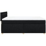  Krevet s oprugama i madracem crni 140x200 cm od tkanine | shoptok.hr