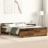 vidaXL Posteljni okvir brez vzmetnice star les 140x200 cm Cene