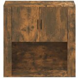  Zidni ormarić dimljenog hrasta 80x33x80 cm konstruirano drvo | shoptok.hr