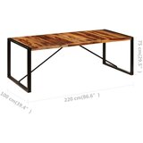 vidaXL Jedilna miza iz trdnega palisandra 220x100x75 cm | Shoptok.si