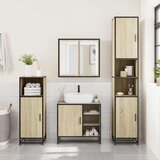 vidaXL 2-dijelni set kupaonskog namještaja boja hrasta sonome drveni | shoptok.hr