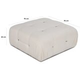 Atelier Del Sofa Tabure 95x95x45cm, Bijela | Eponuda.ba