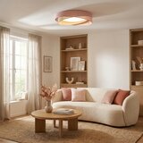  BRILAGI-LED Plafonsko svetlo VELVET TWIST LED/24W/230V 4000K prečnik 55 cm ružičasto/bež. Slike