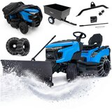 THUNDER Vrtni traktor HEXWELT HW-TR-586 – 586 cm³, 12,5 kW, 107 cm, snežni plug, prikolica, verige in ponjava, (5000366625) | Shoptok.si