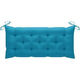  Sklopiva vrtna klupa s jastukom 118 cm od bambusa | shoptok.hr