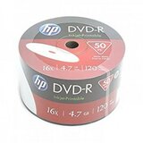 Hp DVD-R 4.7GB 16X 50PK BULK PRINTABILNE 69302 disk Cene