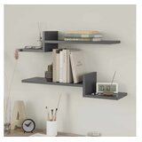 Hanah home Zidna polica Mykonos Anthracite | Eponuda.com