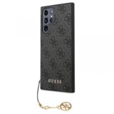 Guess GUHCS22LGF4GGR silikonski ovitek za Samsung Galaxy S22 Ultra 5G - siv Cene
