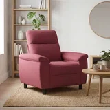 Vinska crvena 95 x 90 x 95 cm Tkanina