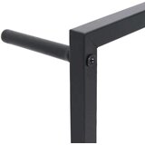 vidaXL Stalak za ručnike crni 45 x 10 x 115 cm čelični | shoptok.hr