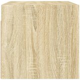  Zidni ormarić sa staklenim vratima boja hrasta 68,5x37x35 cm | shoptok.hr