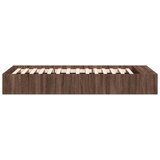  Okvir za krevet smeđi hrast 90 x 200 cm od konstruiranog drva | shoptok.hr