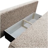 MID.YOU ZOFA S POSTELJNO FUNKCIJO, svetlo rjava tekstil | Shoptok.si