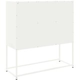 vidaXL Visoka komoda bijela 100,5x39x107 cm čelična | shoptok.hr
