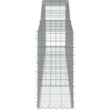 Obokane gabion košare 15 kosi 400x50x100/120cm pocinkano železo | Shoptok.si