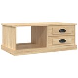  Stolić za kavu boja hrasta 90 x 50 x 35 cm konstruirano drvo | shoptok.hr