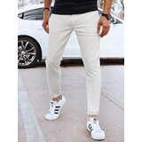 DStreet Spodnie męskie joggery ecru | shoptok.hr