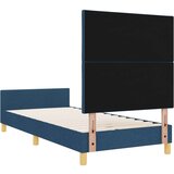 vidaXL Postelja Modra 90x200 cm Tkanina, (22049252) | Shoptok.si