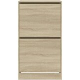 vidaXL omarica za čevlje z 2 predaloma sonoma hrast 60x42x108 cm | Shoptok.si
