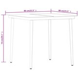  3-dijelni vrtni blagovaonski set s jastucima crni | shoptok.hr