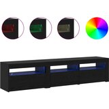 TV ormar 2 pcs Crni hrast 180 x 35 x 40 cm Konstruirano drvo | Eponuda.com