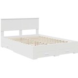  Krevetna konstrukcija Bijela 140 x 190 cm Konstruirano drvo | Eponuda.com