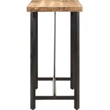  Barski stol 110 x 55 x 107 cm masivno drvo manga i željezo | shoptok.hr