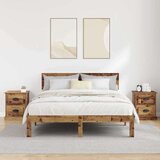  Noćni ormar s ladicama 2 pcs Staro drvo 39 x 39 x 47.5 cm | shoptok.hr