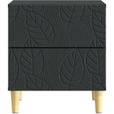  Noćni ormarić 2 pcs Crna 43 x 34,5 x 48 cm Konstruirano drvo | shoptok.hr