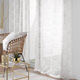 Douceur d intérieur Bijela/bež prozirna zavjesa 140x240 cm Majestia – | shoptok.hr