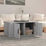  Stolić za kavu boja sivog hrasta 80x50x36 cm konstruirano drvo | shoptok.hr