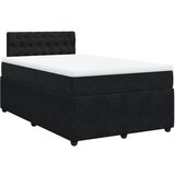 Maison Chic Box spring postelja - Vzmetna postelja z vzmetnico črna 120x190 cm žamet SL11832, (21884083) | Shoptok.si