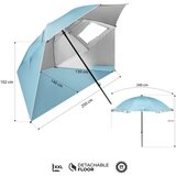 Nils Camp Senčilo in dežnik za plažo 2 v 1 | Shoptok.si