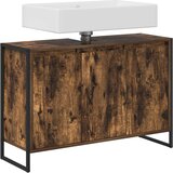  Kupaonski ormar Dimni hrast 90 x 30 x 60 cm Konstruirano drvo | shoptok.hr