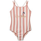 Liewood dječji kupaći kostim suna stripe coral blush/creme de la creme Cijene