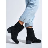 Shelvt Black women's cowboy boots | Shoptok.si
