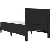  Okvir kreveta s madracem s uzglavljem Crna 90 x 190 cm Baršun | Eponuda.com