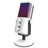 INF USB RGB kondenzatorski mikrofon za PC, plug-and-play, 3.5mm vtič White, (5000289880) | Shoptok.si